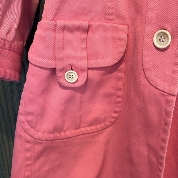 Pink Button-Up Spring coat - Picture 8 of 15